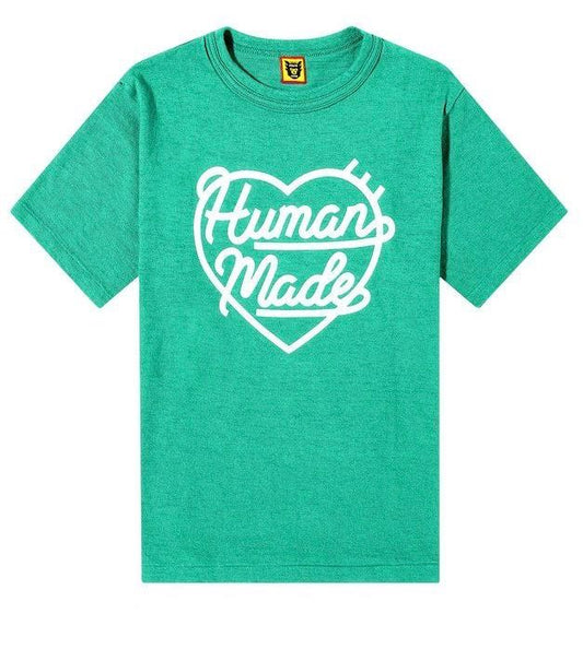 Human Made Heart Logo Tee Green