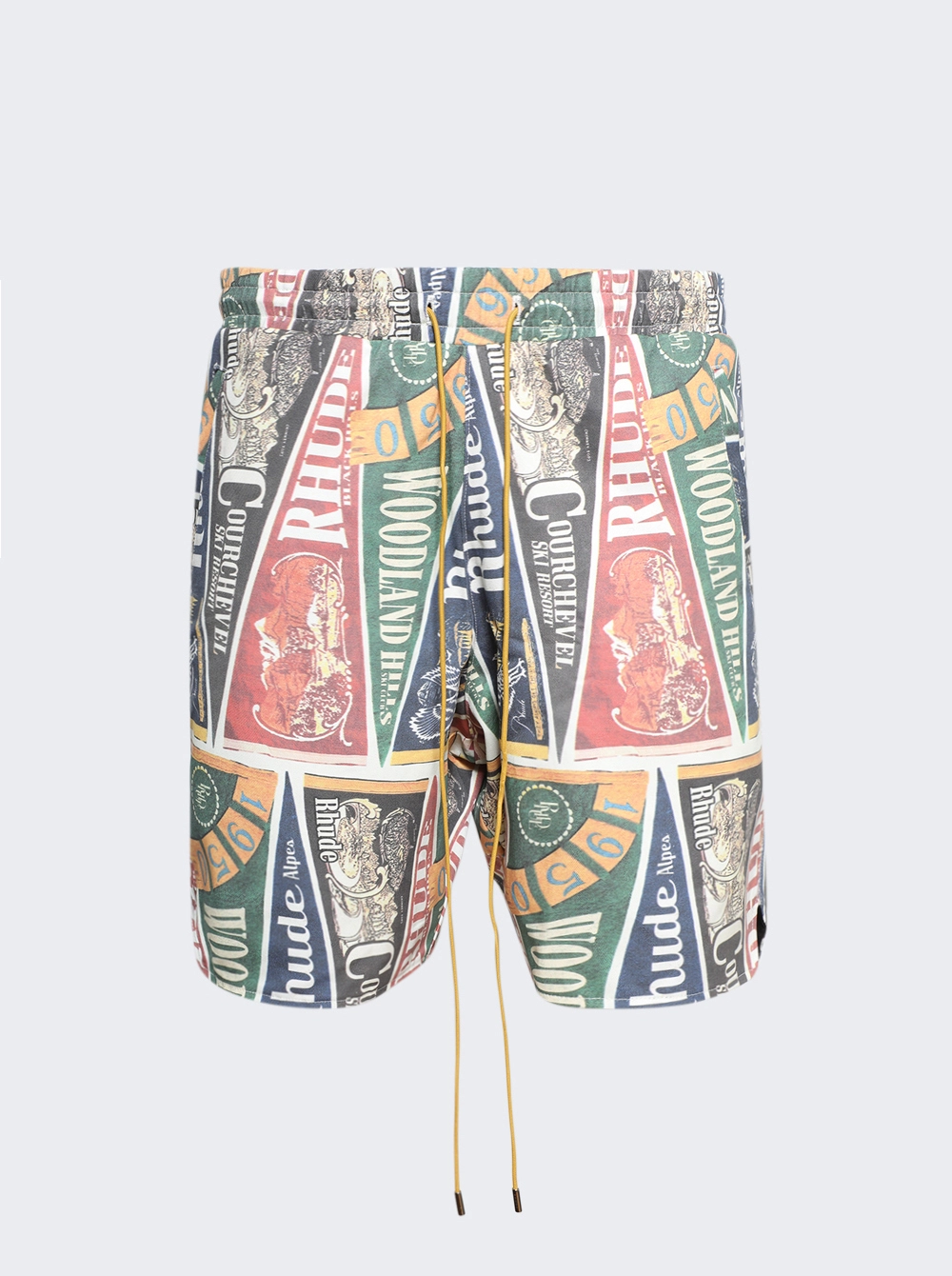 Rhude Collegiate Flag Shorts