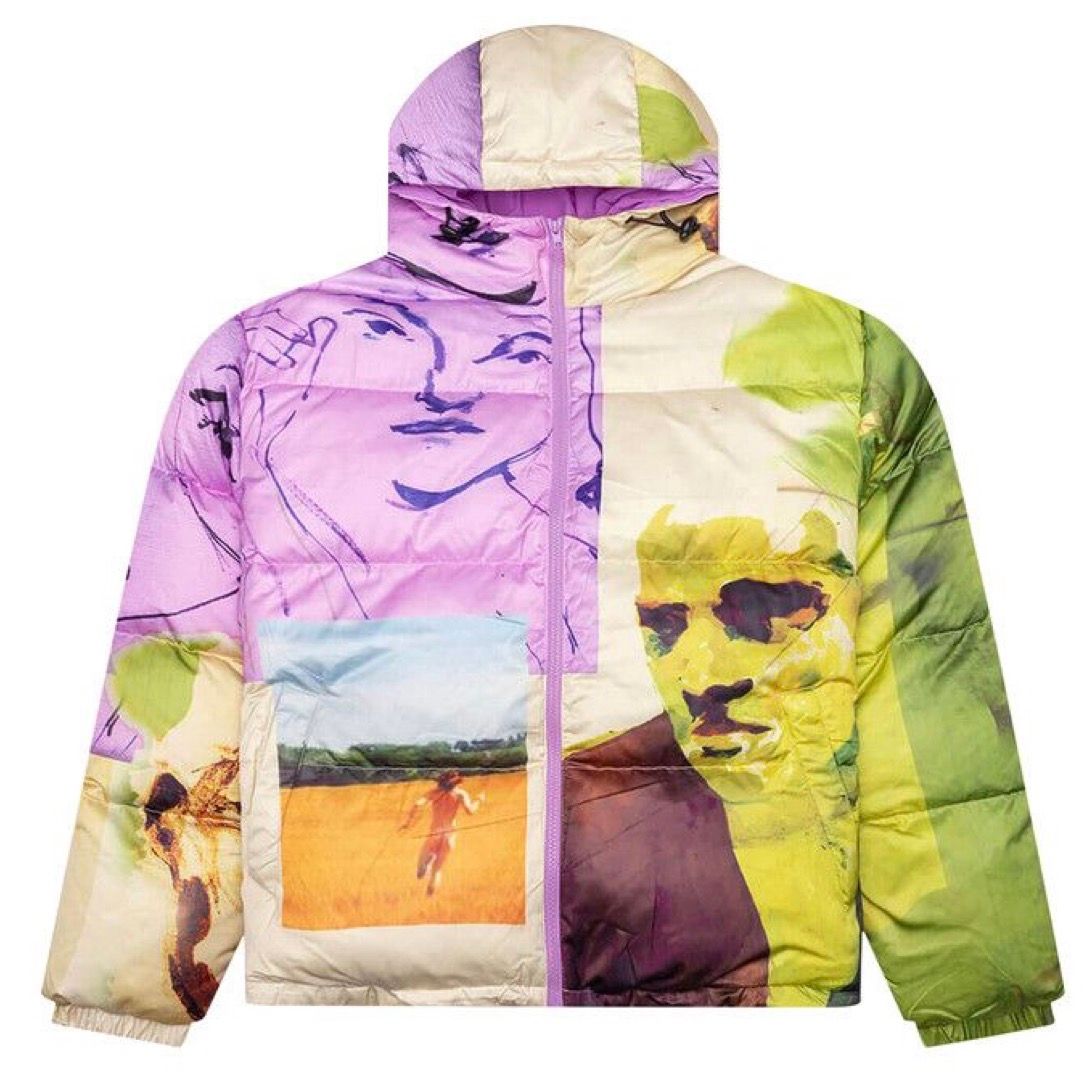 KidSuper Printed Shiny Puffer