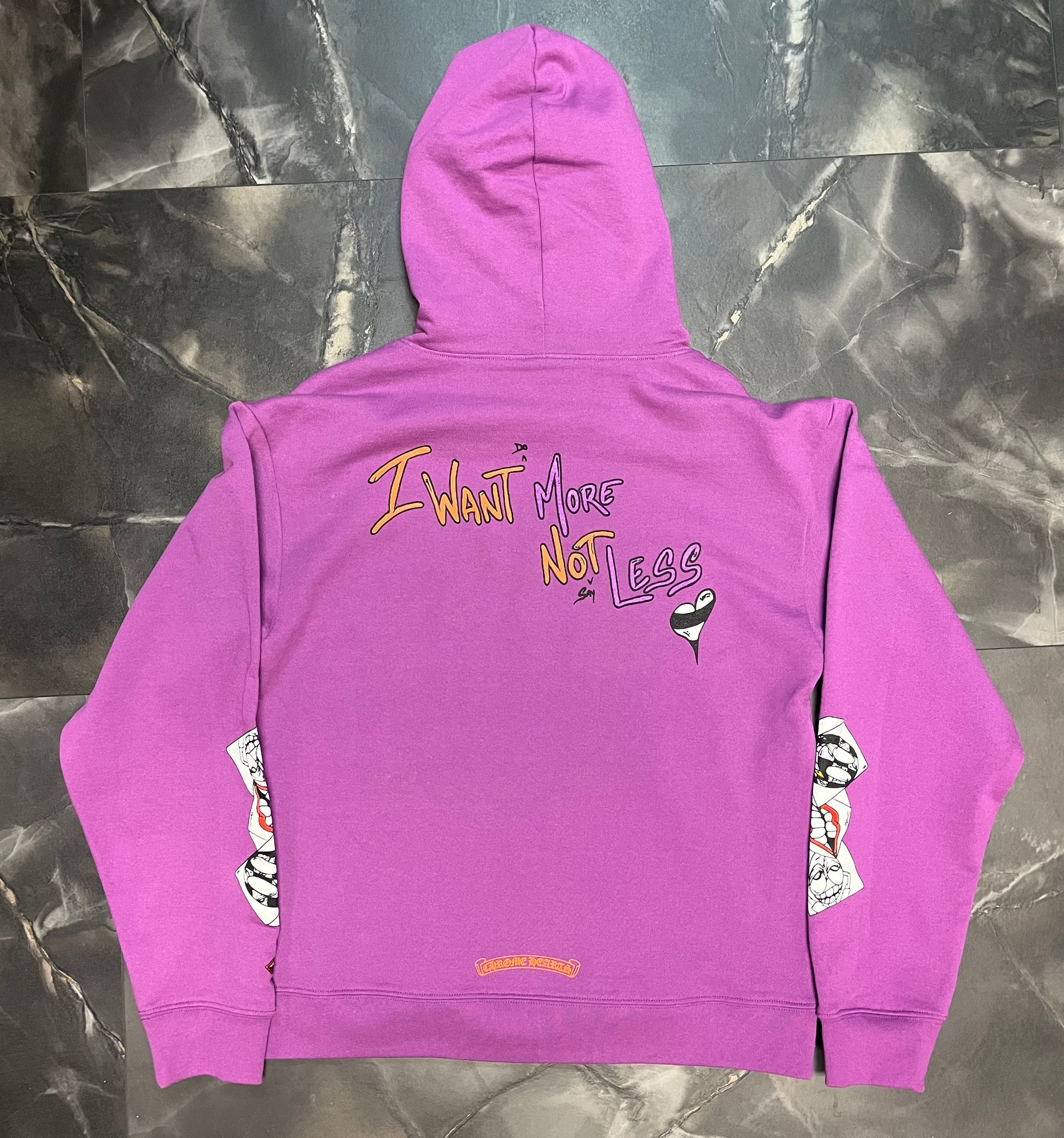 Chrome Hearts Matty Boy I want more not less hoodie