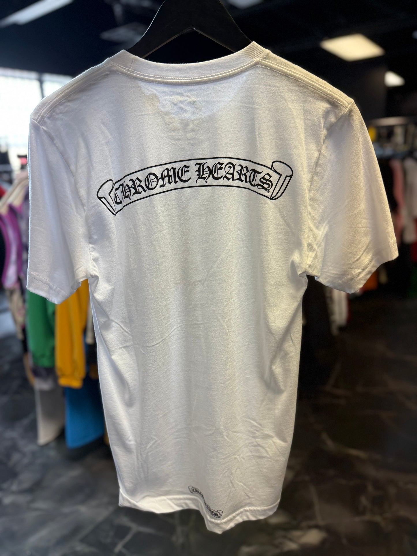 CH White Pocket SS Tee