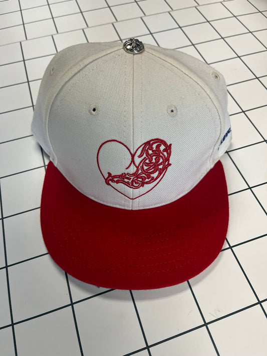 CH Acrylic Serge Hat Cream/Red