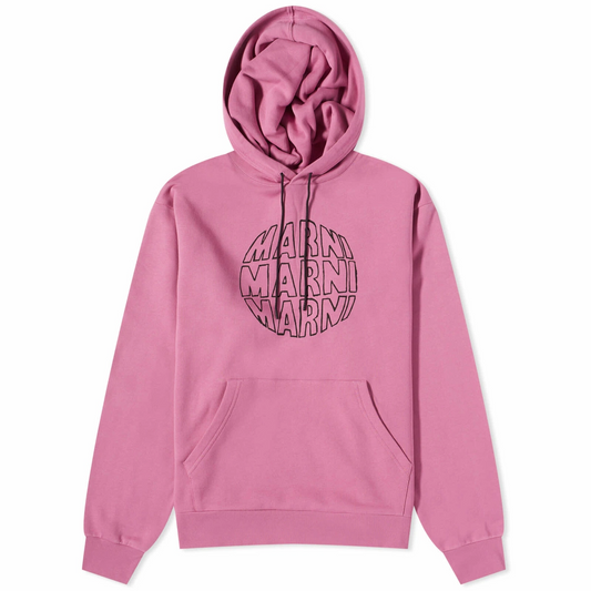 MARNI CIRCULAR LOGO HOODIE