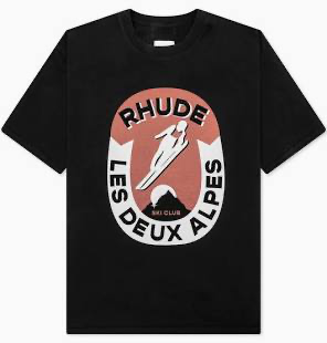 RHUDE LES DEUX ALPES T SHIRT