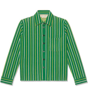 MARNI JACQUARD TECHNICAL KNIT SHIRT