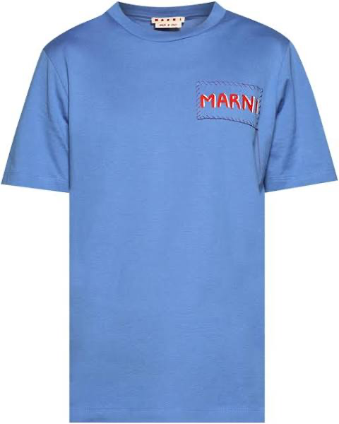 MARNI BLUE LILAC T SHIRTS