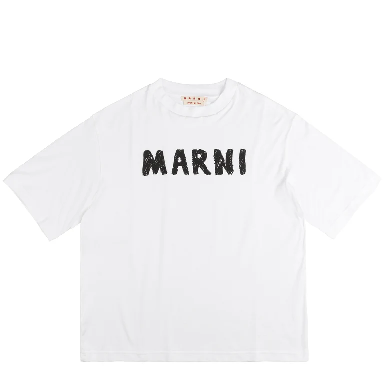 MARNI CRAYON LOGO PRINT T SHIRT