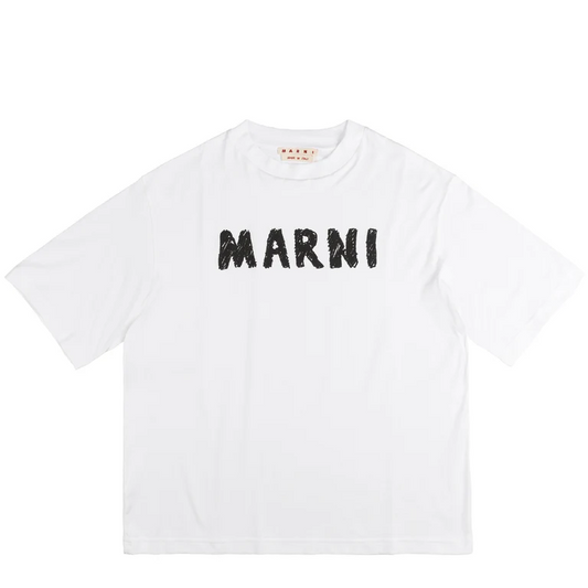 MARNI CRAYON LOGO PRINT T SHIRT