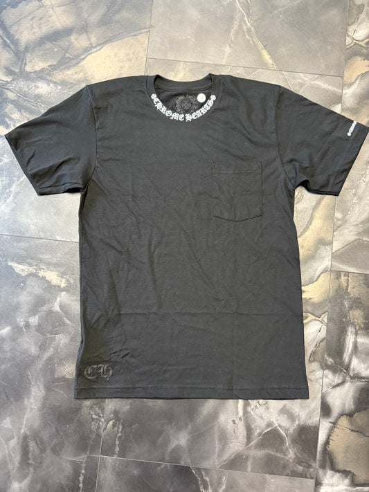 CH Black Neck Logo SS Pocket tee