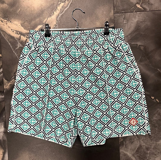 Casa Blanca TOWELLING MONOGRAM TOWELLING SHORT