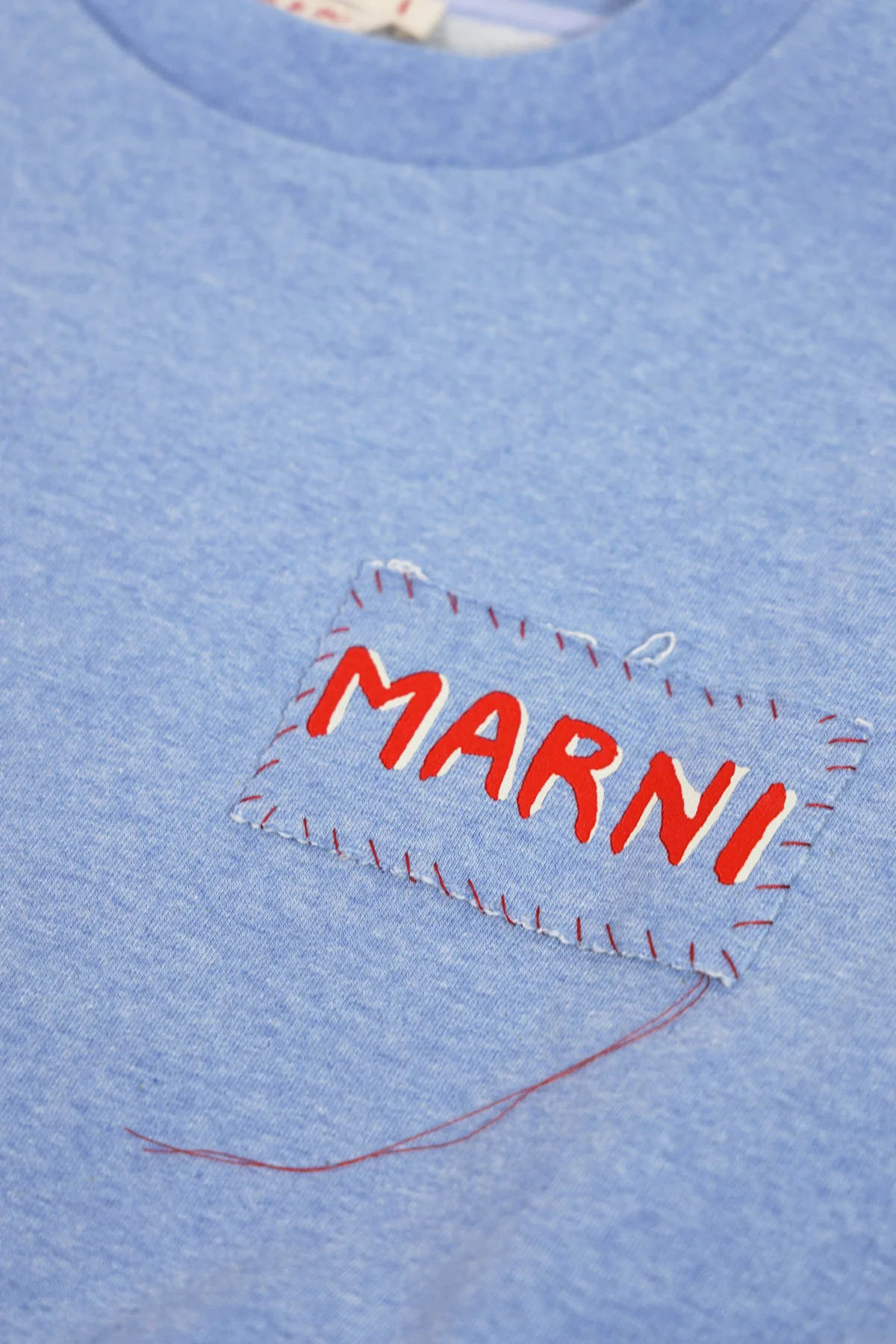 MARNI LOOPBACK COTTON CREWNECK SWEATER