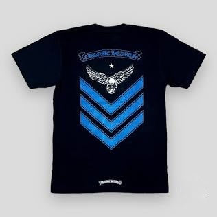 CH FOTI Blue Wing Tee Black