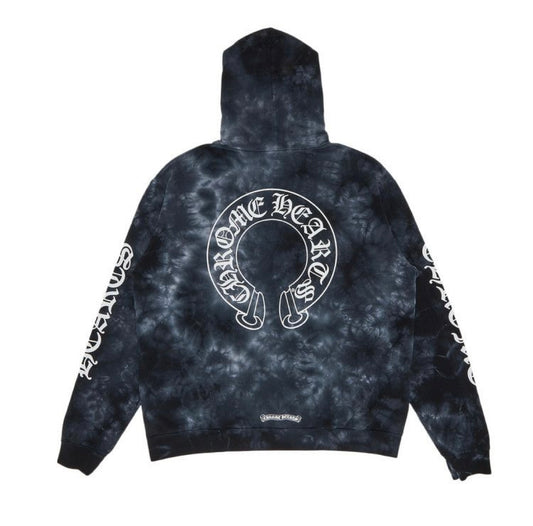 Chrome Hearts Horseshoe Tie Dye Hoodie