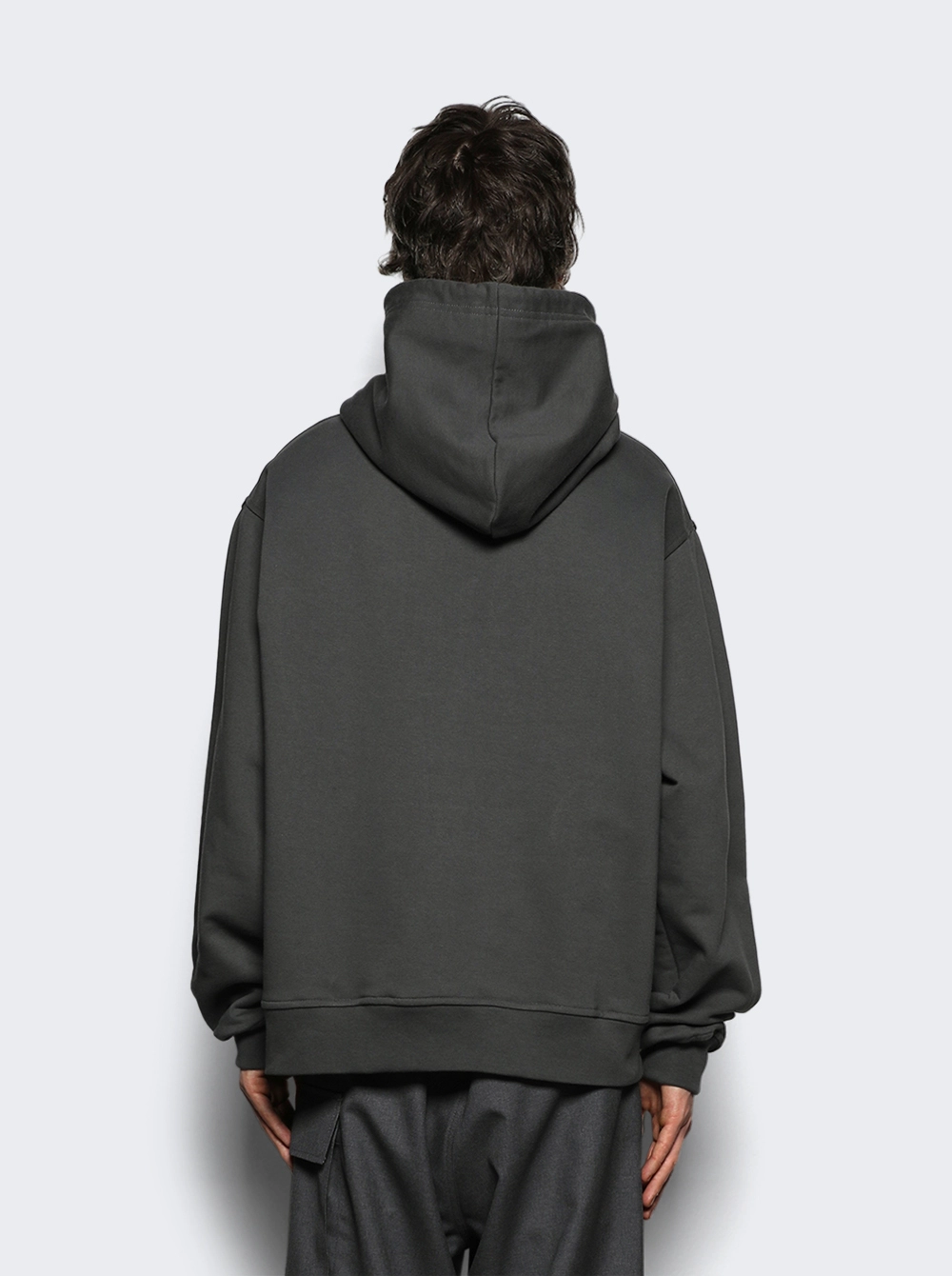 MARNI LOOP BACK JERSEY HOODIE