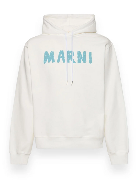 MARNI CRAYON LOGO PRINT HOODIE