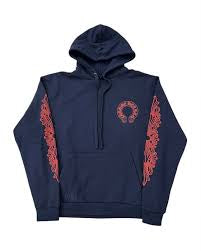 CH Floral Horseshoe Navy