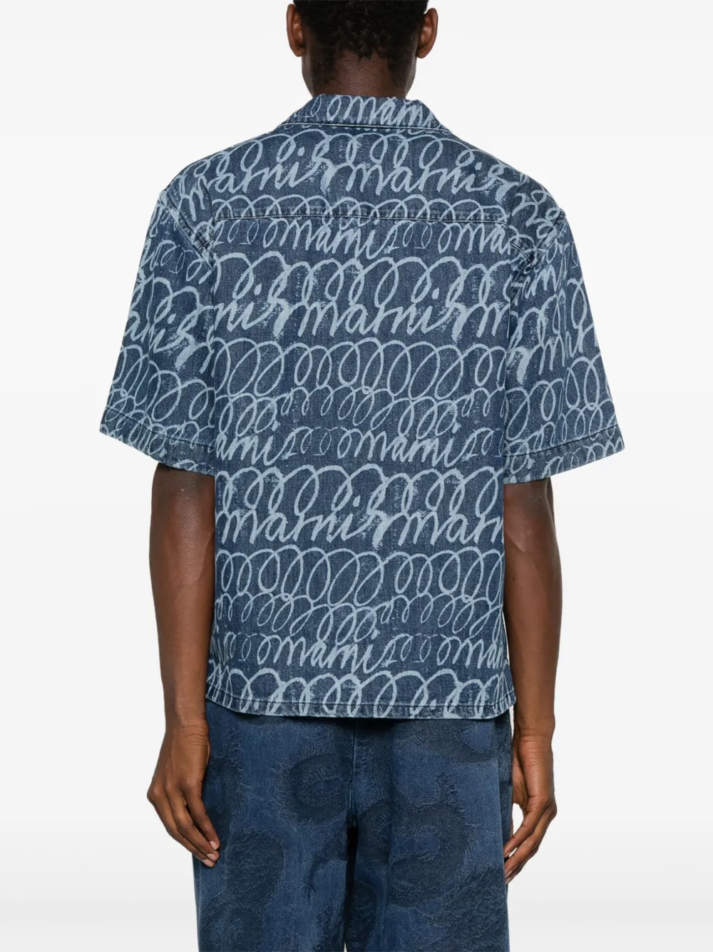marni blue kyanite echo lasered light denim