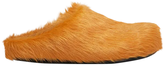 Long-hair Calfskin Fussbett Sabot