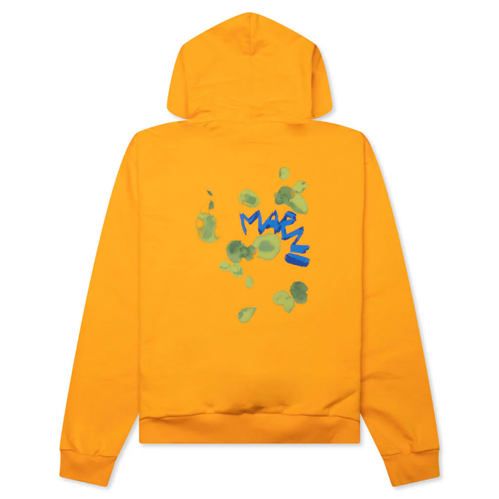 MARNI DRIPPING FLOWER LOOPBACK HOODIE