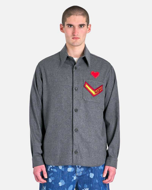 MARNI COMPACT WOOL FLANNEL