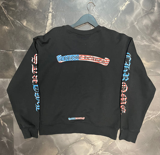 Chrome Hearts Matty Boy American Flag Crew Neck
