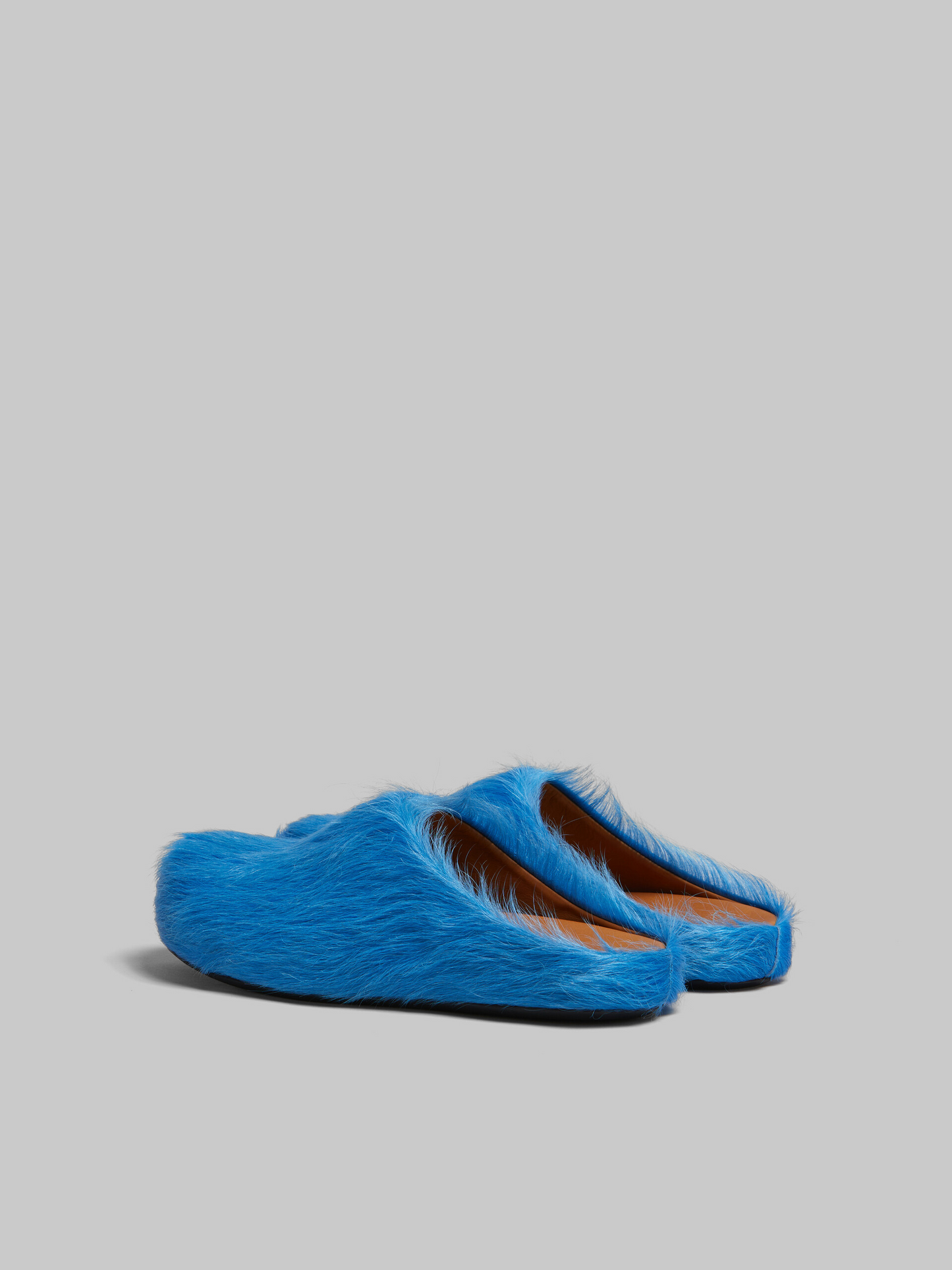MARNI Long hair calfskin Fussbett sabot