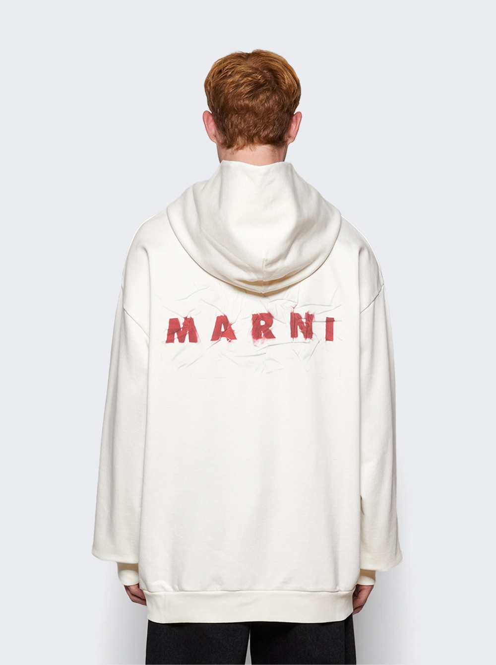 MARNI WRINKLED HOODIE