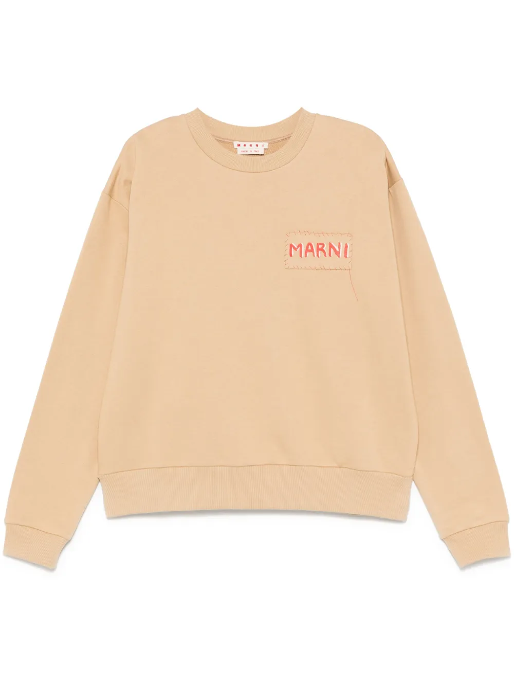 MARNI LOOP BACK WHEAT HOODIE