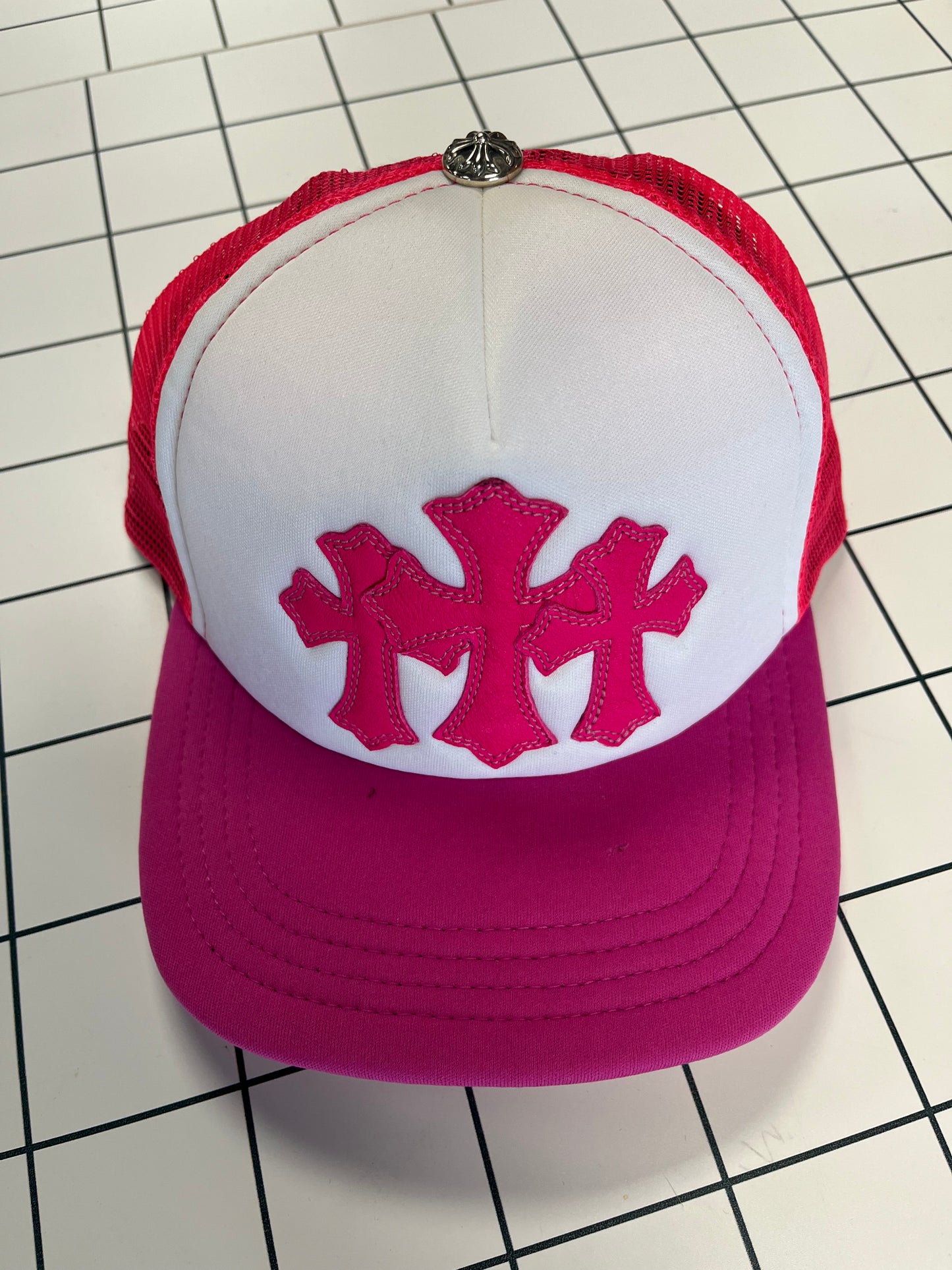 CH Cemetery Cross Trucker Pink