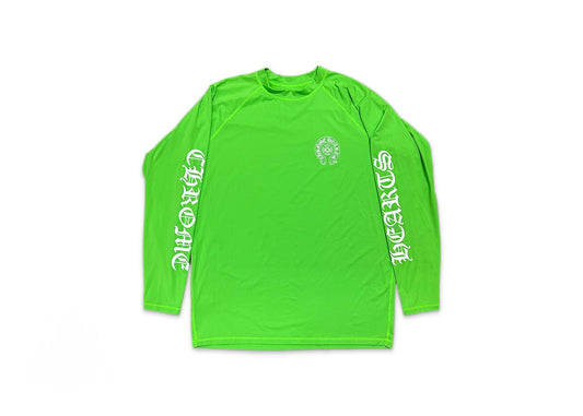 CH Horseshoe Logo Rash Guard Longsleeve Green