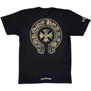 CH Camo Horseshoe Logo Tee Black
