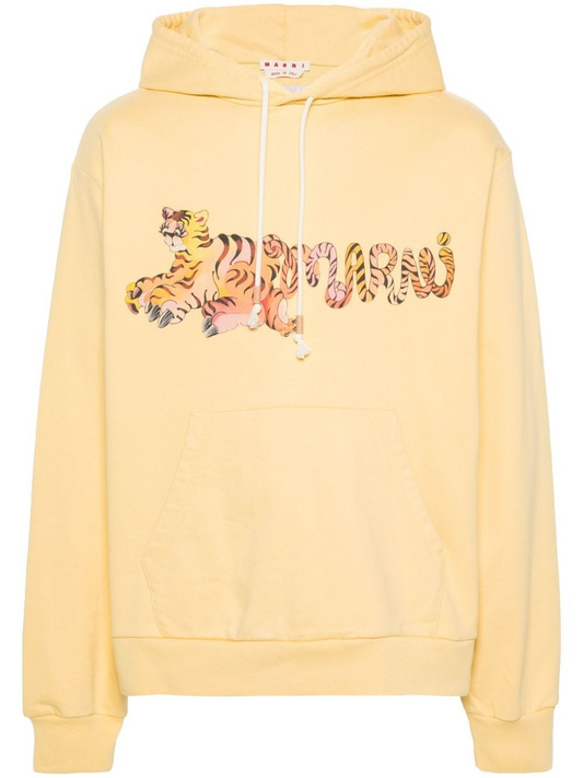 Marni Tiger logo hoodie