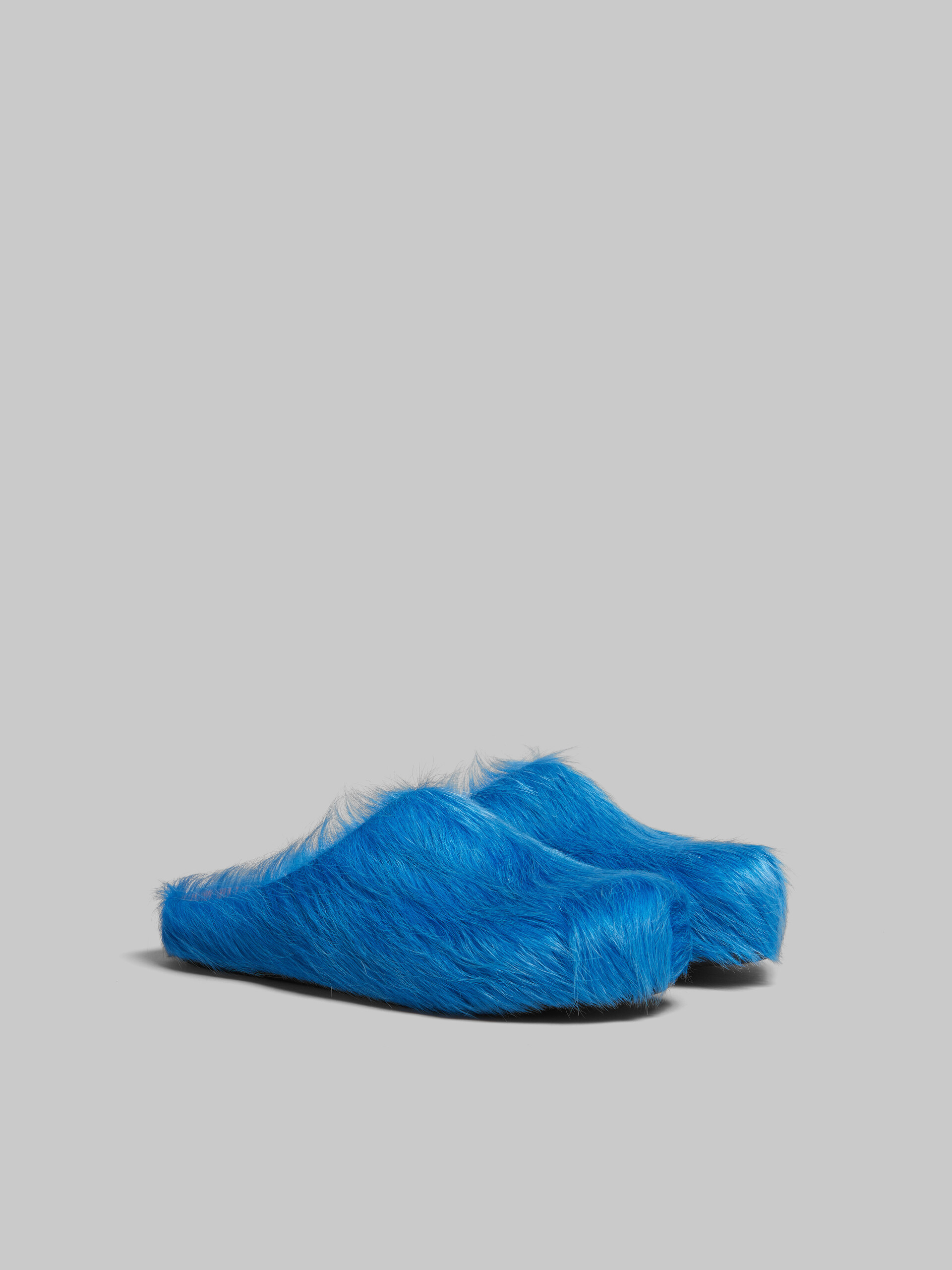 MARNI Long hair calfskin Fussbett sabot