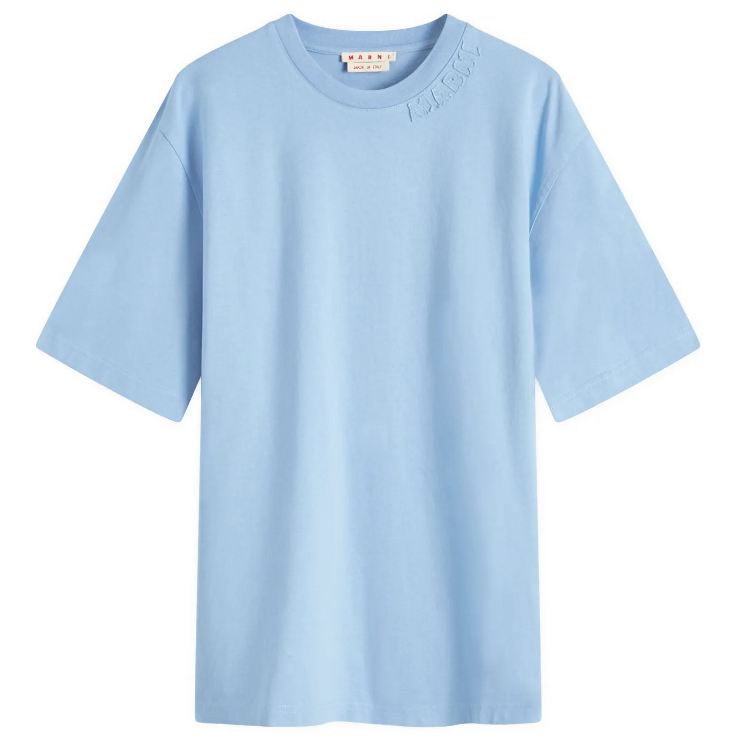 MARNI NECK LOGO T SHIRT
