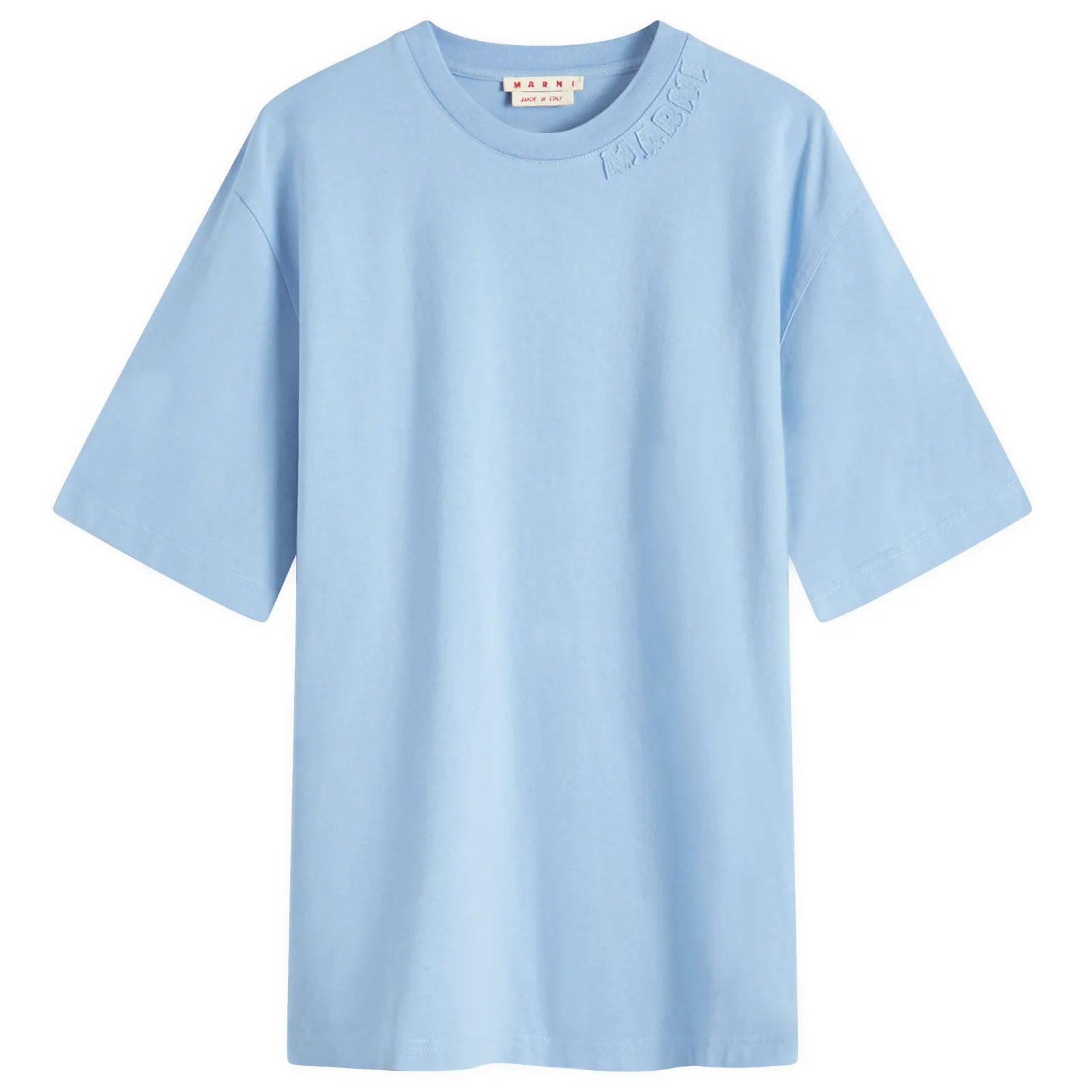 MARNI NECK LOGO T SHIRT