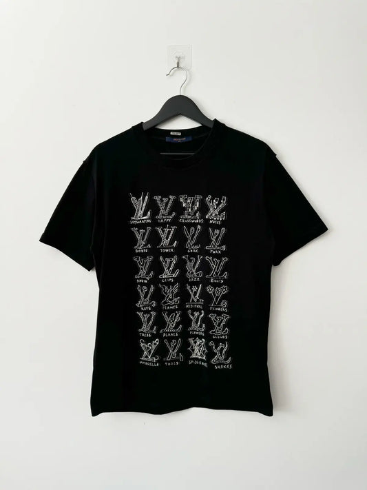 LV Virgil Abloh Cartoon T shirt
