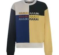 MARNI PUZZLE LOGO SWEATER